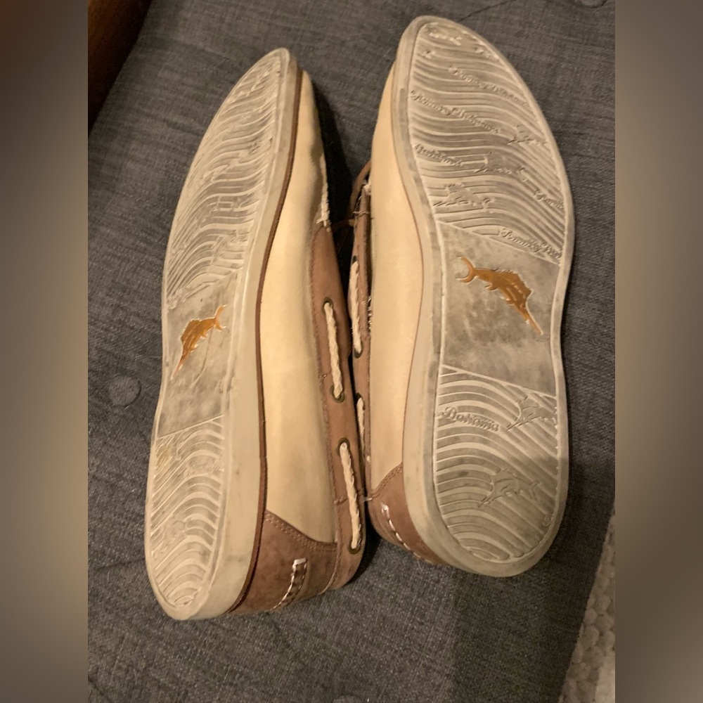 Tommy Bahama Mens Boat Shoes, Brody,11 M, Good Condition, Some Loose Stitching - Picture 12 of 14